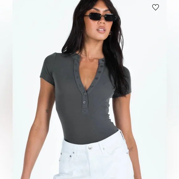 Vici Bodysuit in Charcoal, Size Small, EUC - Picture 16 of 16